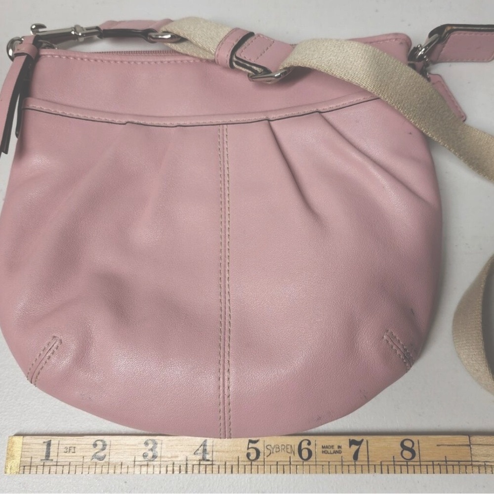 NWT Coach Light Pink Leather Bag crossbody - Picture 4 of 11
